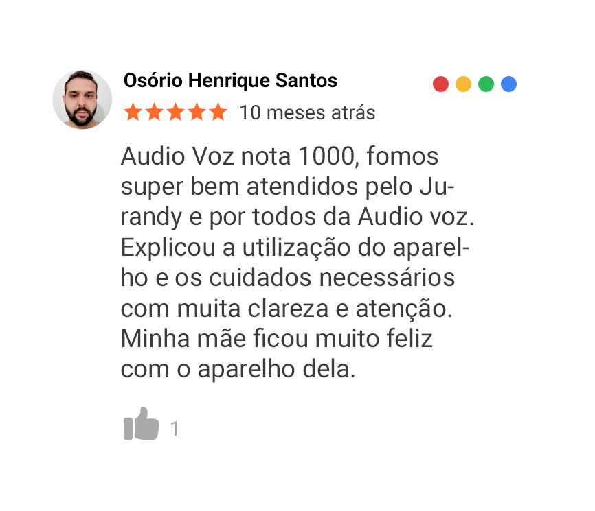 Avaliações do Google