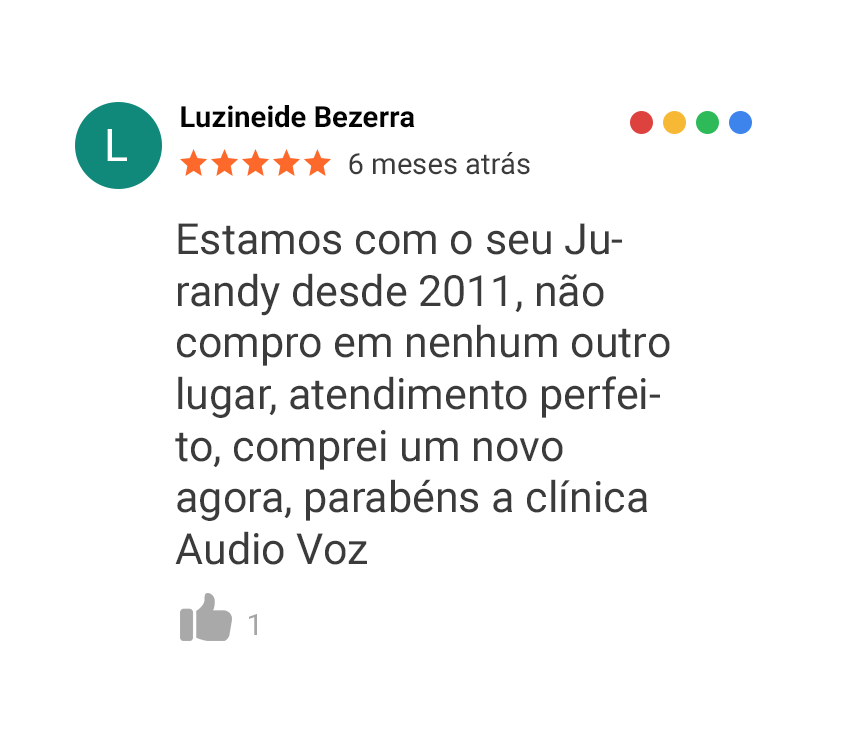 Avaliações do Google